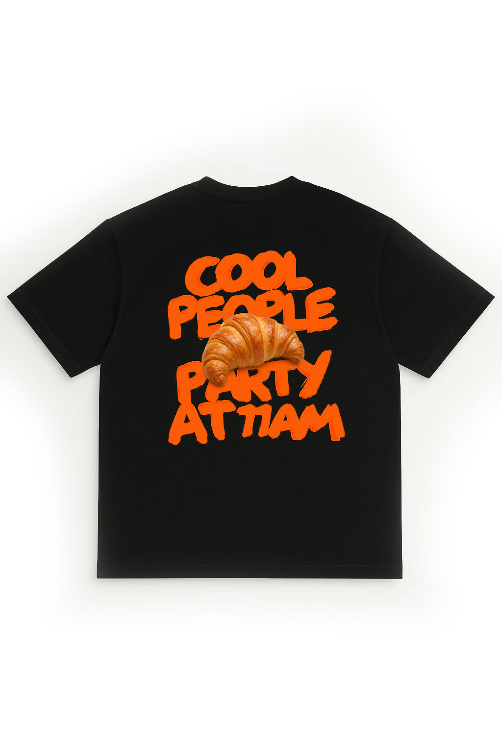 “Cool people party at 11am” t-shirt