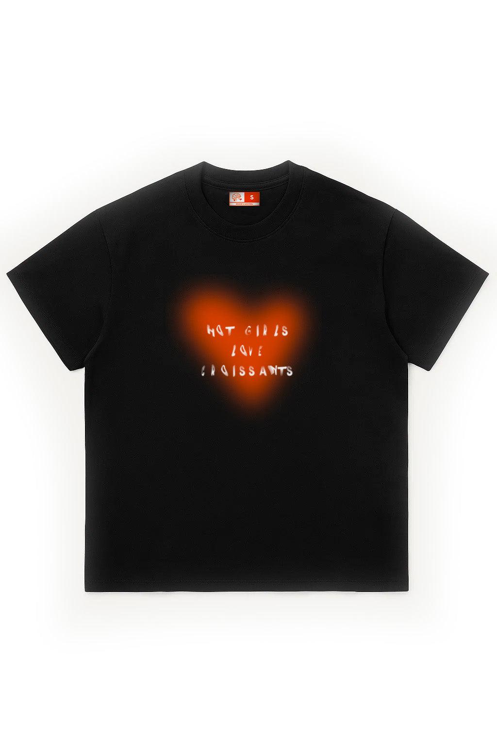 “Hot girls love croissants” t-shirt