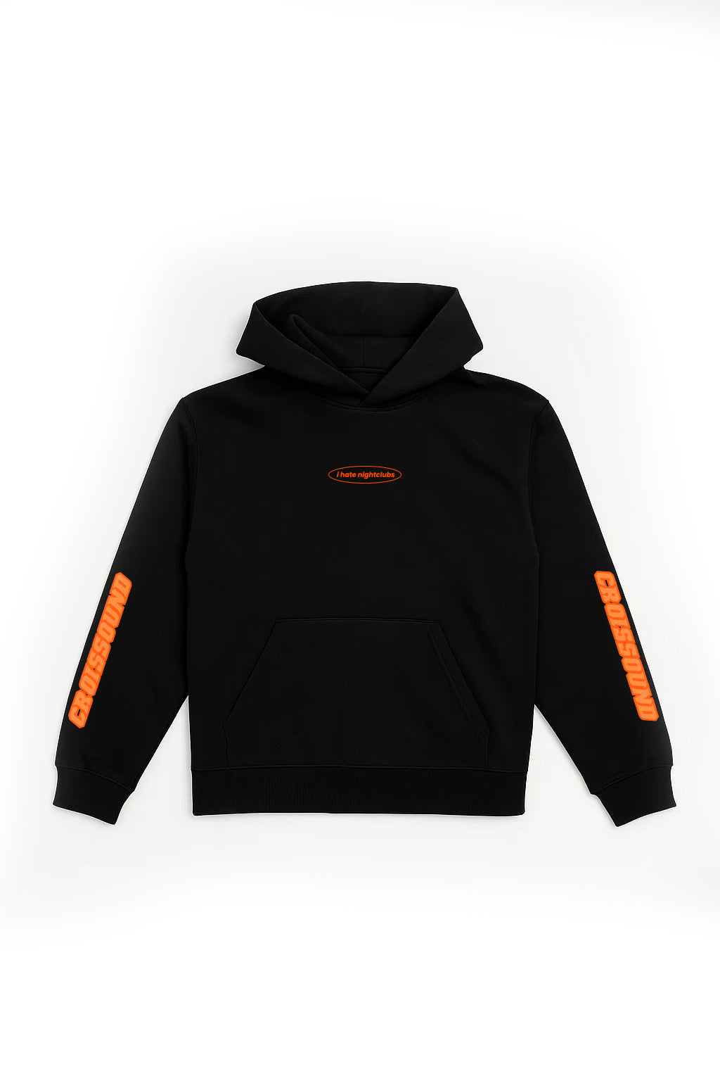 Hoodie "I hate nightclubs"